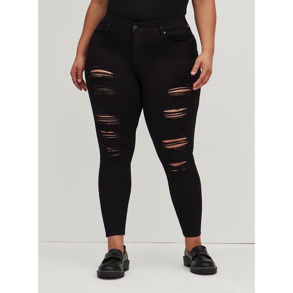 torrid Denim - Torrid Bombshell Skinny Jean Premium Stretch Black